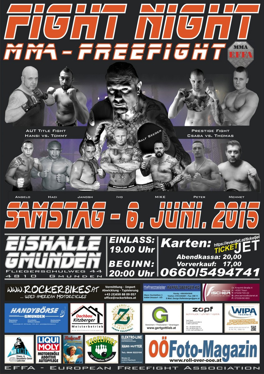 O Fotomagazin / MME Fightnight 2015 in Gmunden